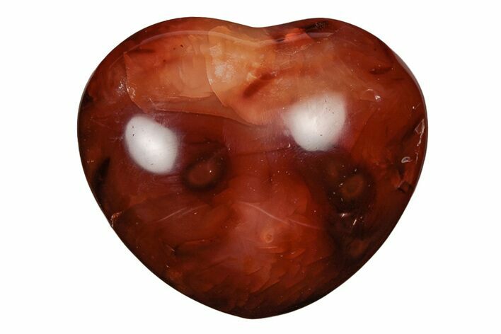 Colorful Carnelian Agate Heart #205330
